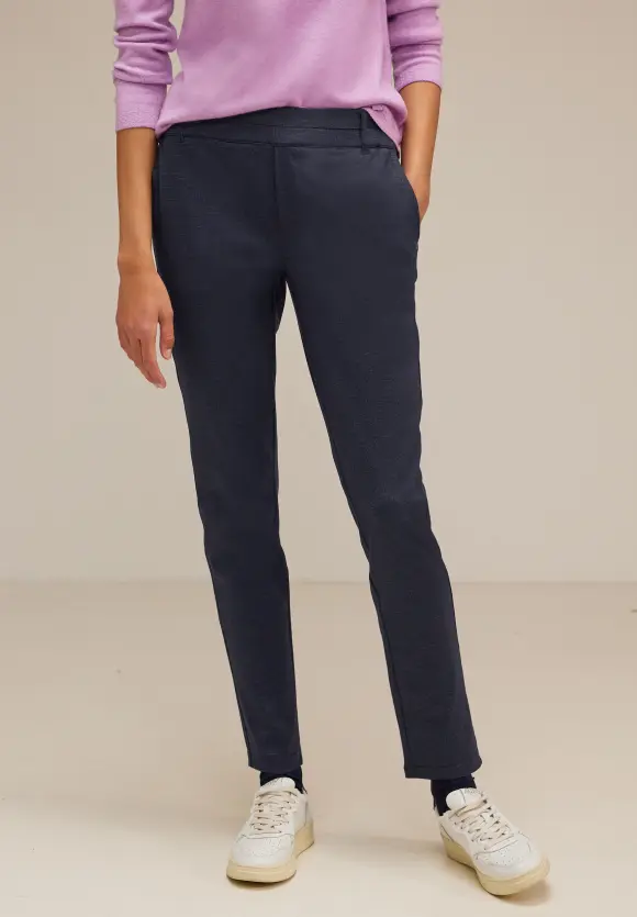 Street One Loose Fit Melange Hose