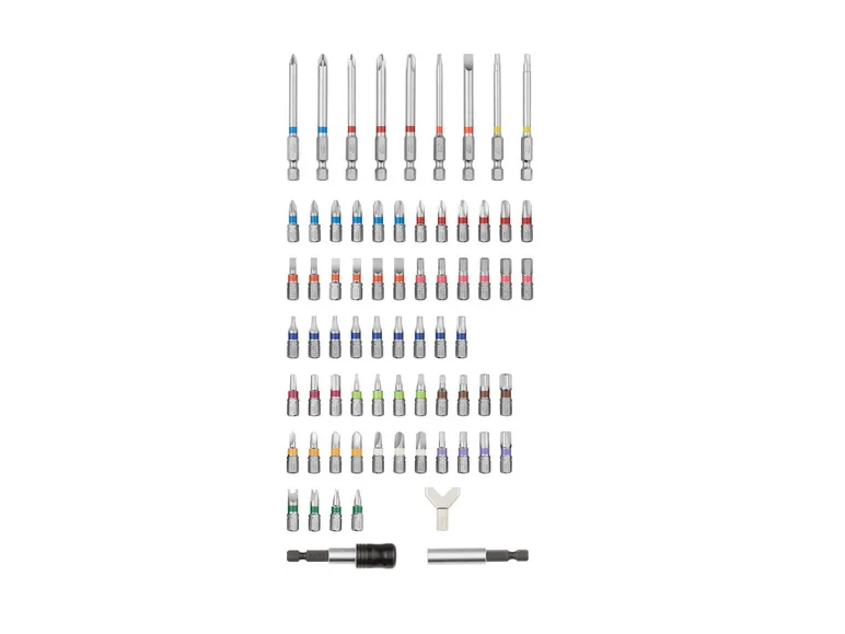 Conjunto de bits lubrificados PARKSIDE®, conjunto de bits e soquetes PBS3 A2