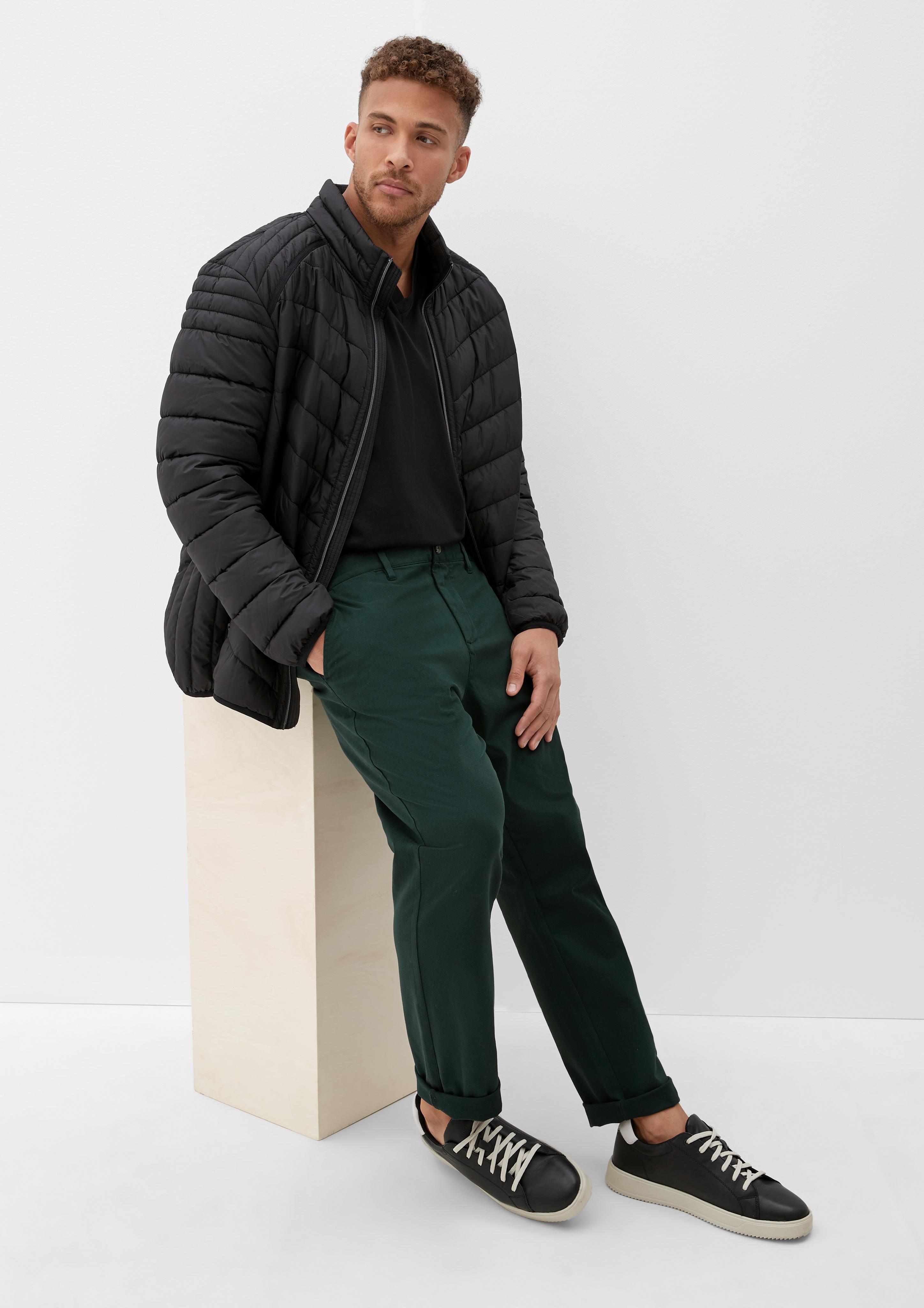 Relaxed: Chino mit Struktur  2124753-7962