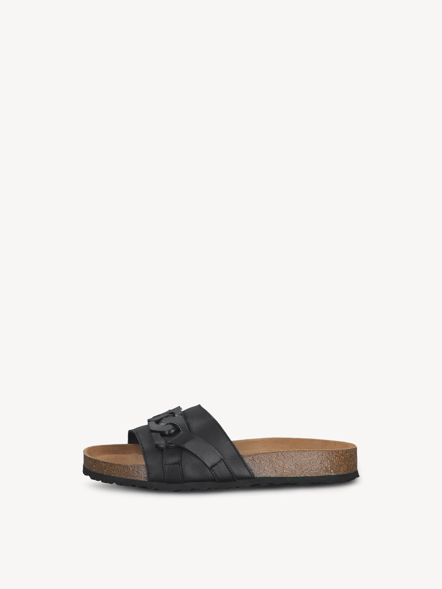 Mule en cuir - noir