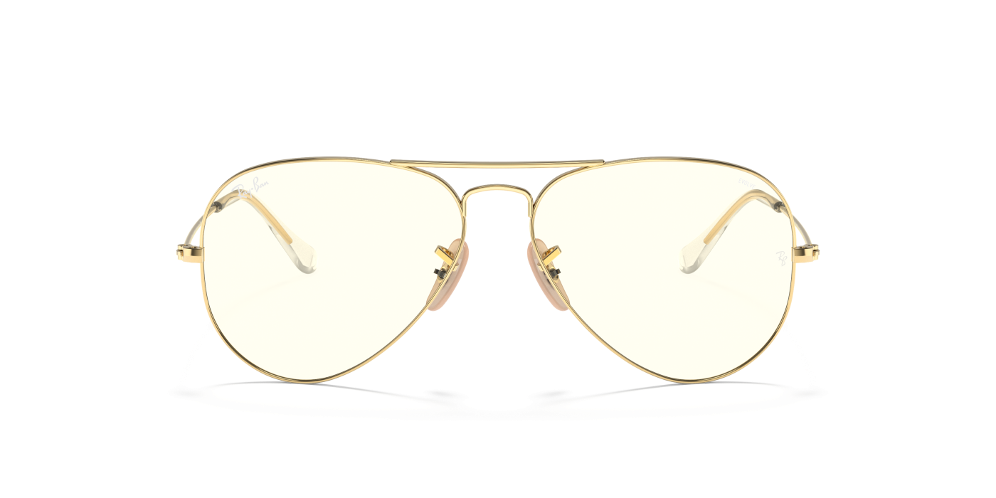 AVIATOR CLEAR EVOLVE - Gri fotocromatic auriu strălucitor