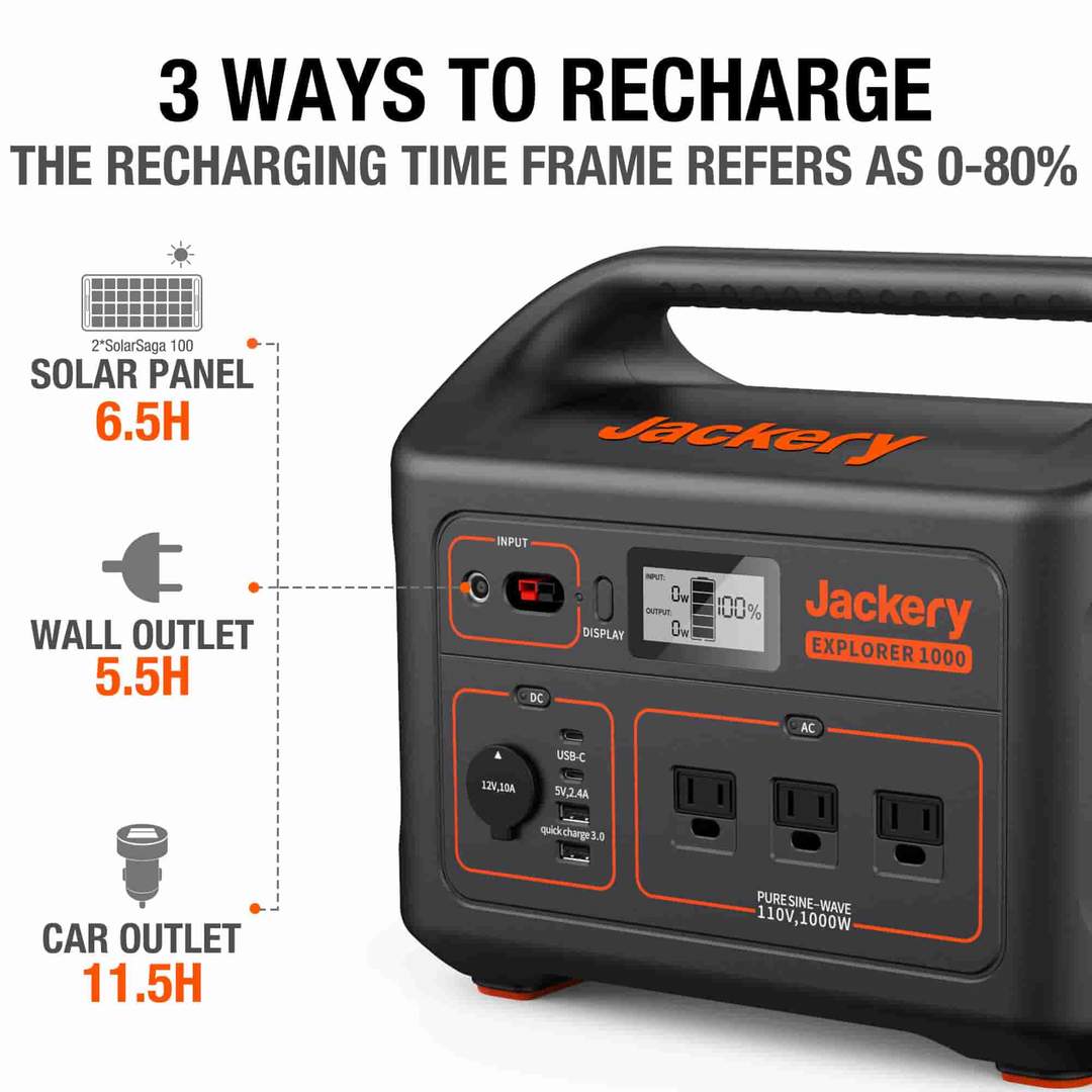 Estação de energia portátil Jackery Explorer 1000