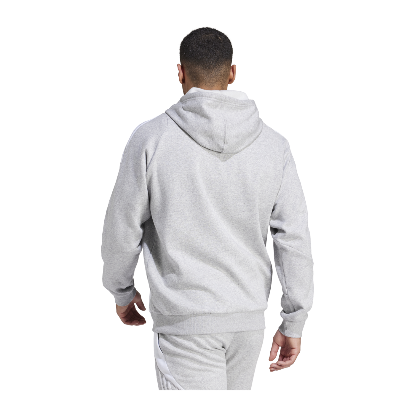 adidas Tiro 24 Hoody Grau Weiss