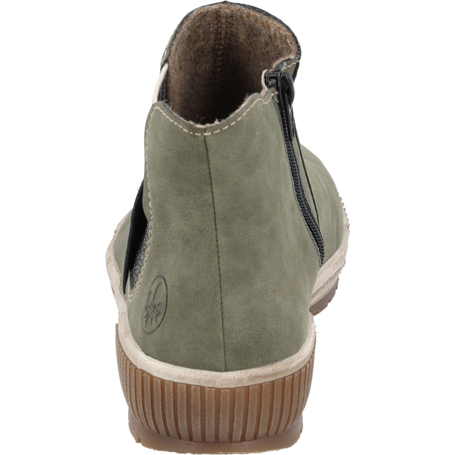 Rieker N0761, Stiefeletten, Damen, Grün (liane/leinen)