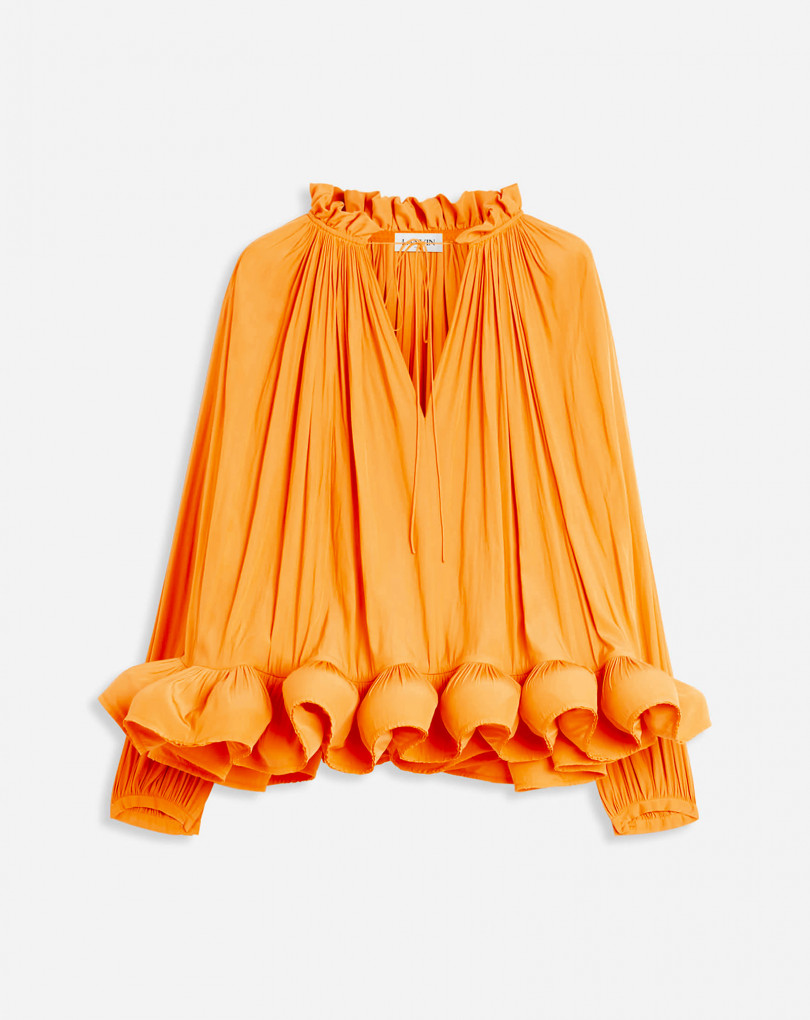 BLOUSE À MANCHES LONGUES CHARMEUSE