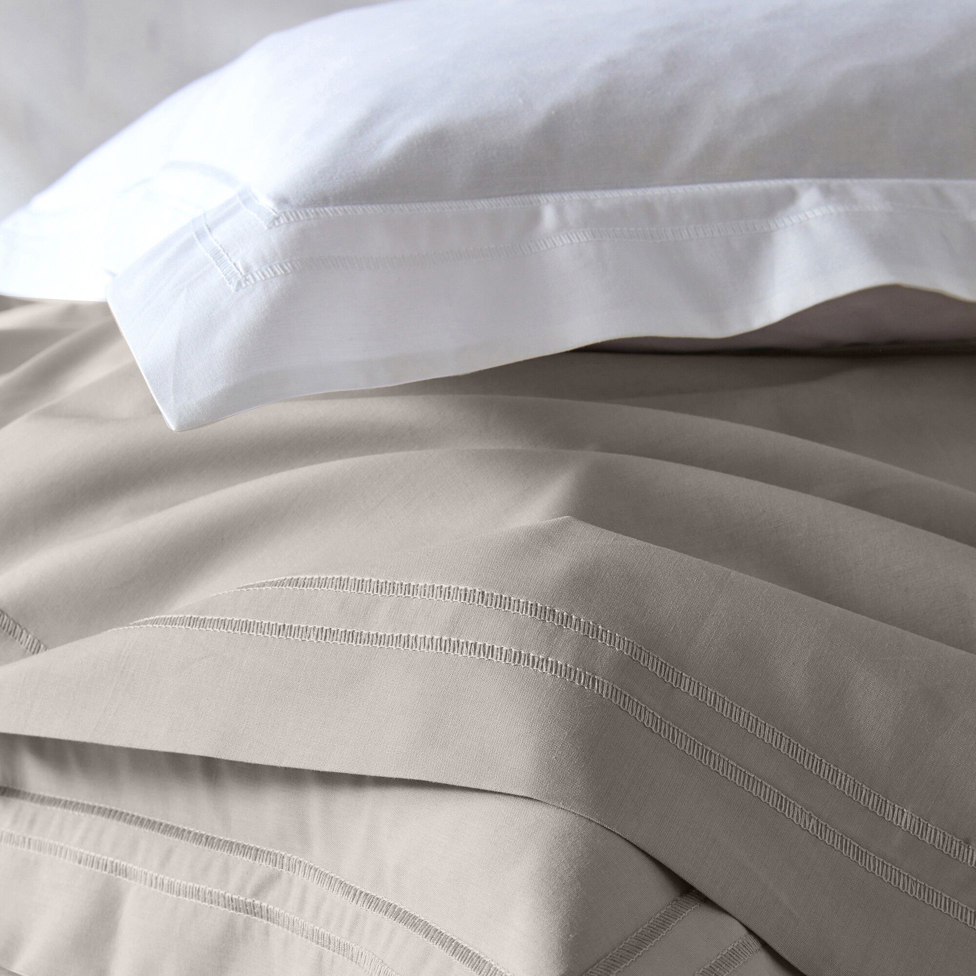 Linge de lit uni percale