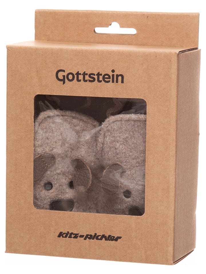 kitz-pichler Krabbelschuhe in Beige/ Hellbraun günstig kaufen