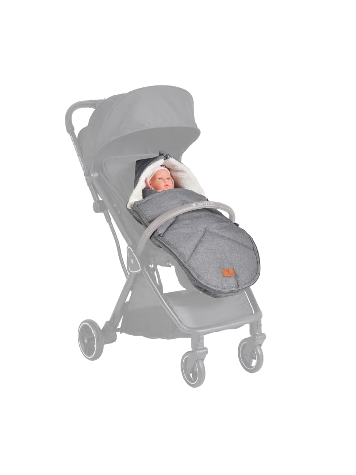 Cangaroo Kinderwagen Fußsack Luxe in grau günstig kaufen onesize