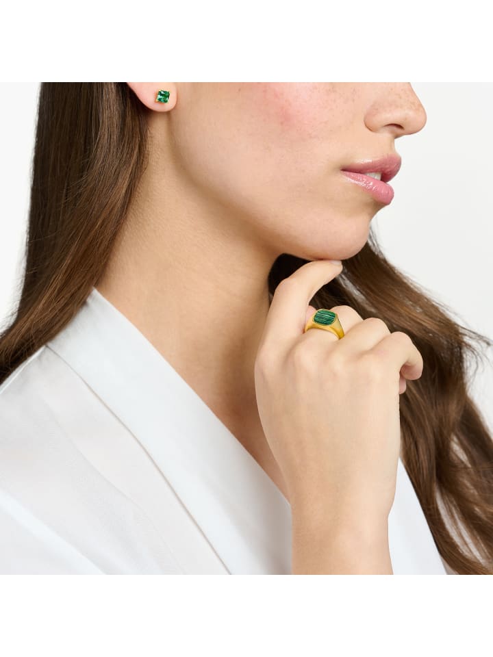 Thomas Sabo Ring in gold, grün günstig kaufen