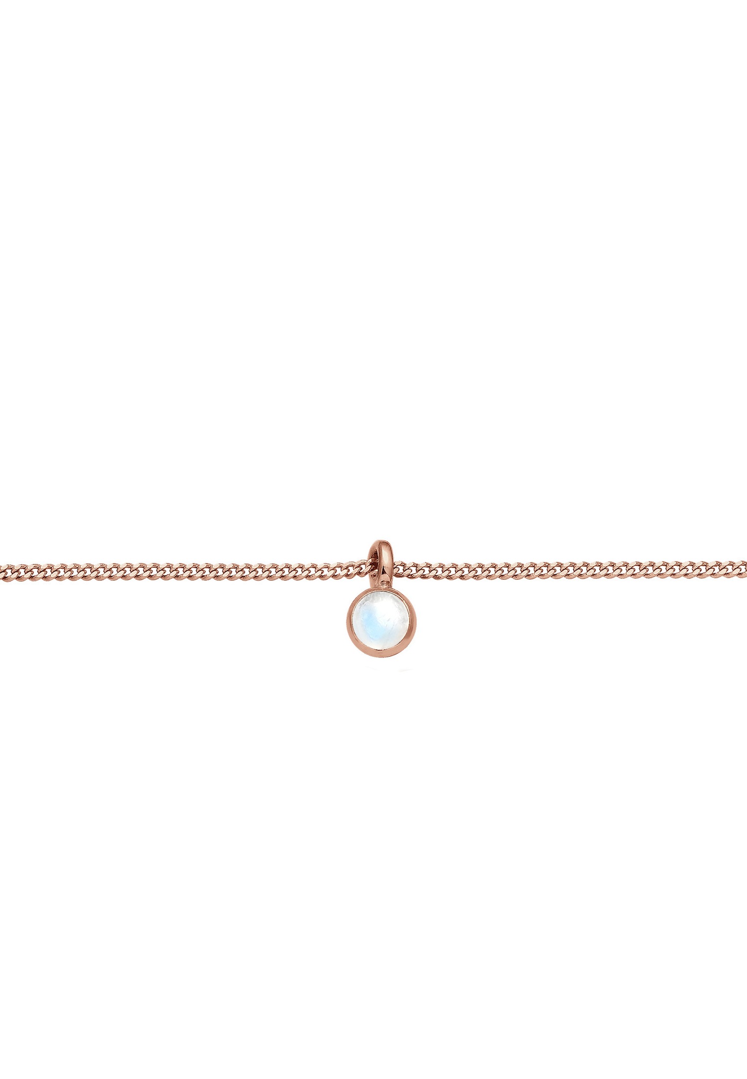 Женски привезак Elli Geo Choker са месечевим каменом од стерлинг сребра 925