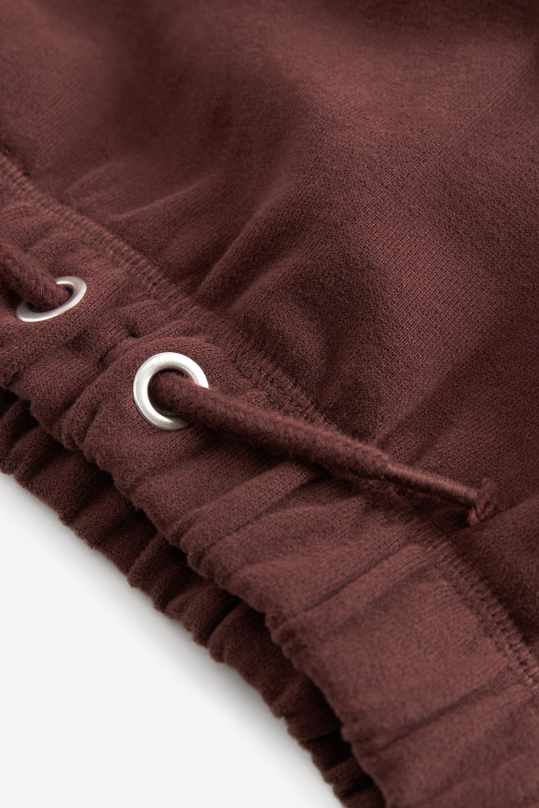 Next Kapuzensweatshirt Verkürztes Hoodie mit Knopfleiste (1-tlg)