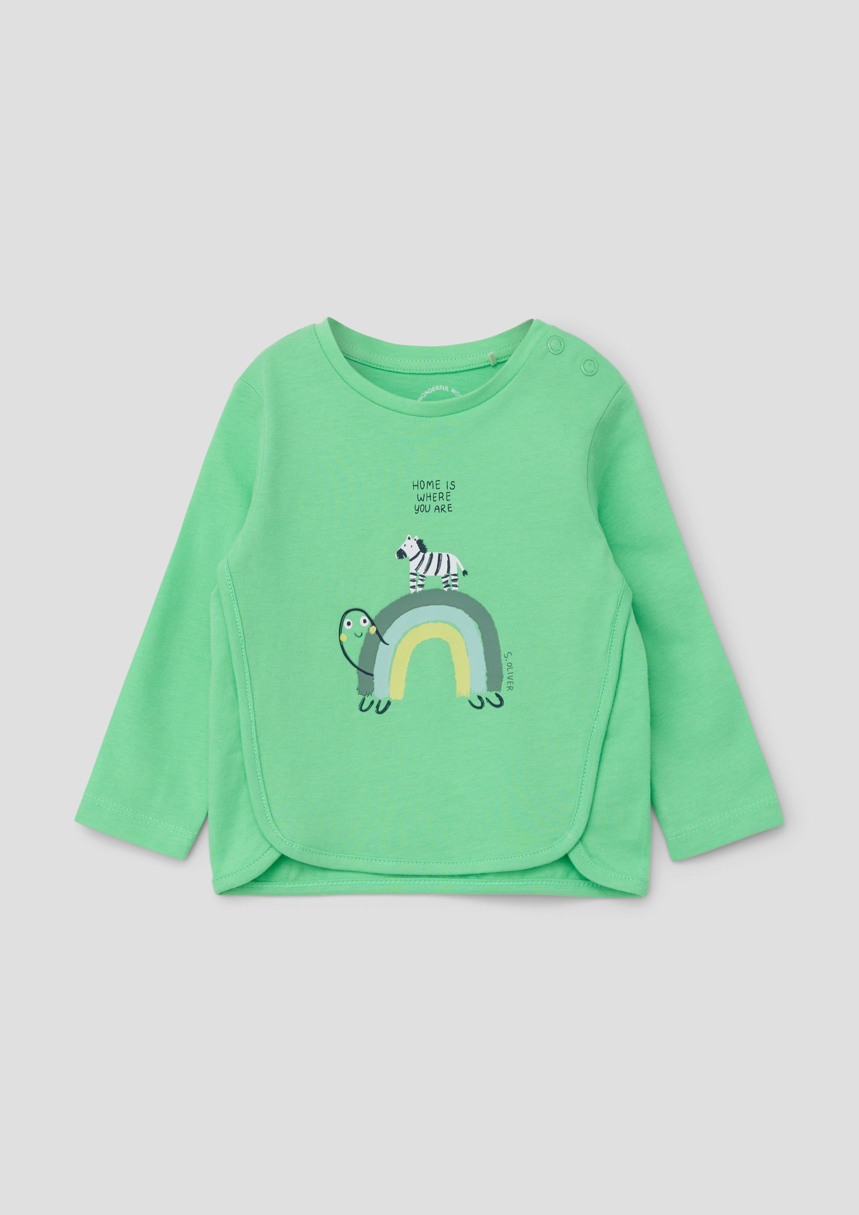 Larngarmshirt mit Druckknöpfen  2142738-7303