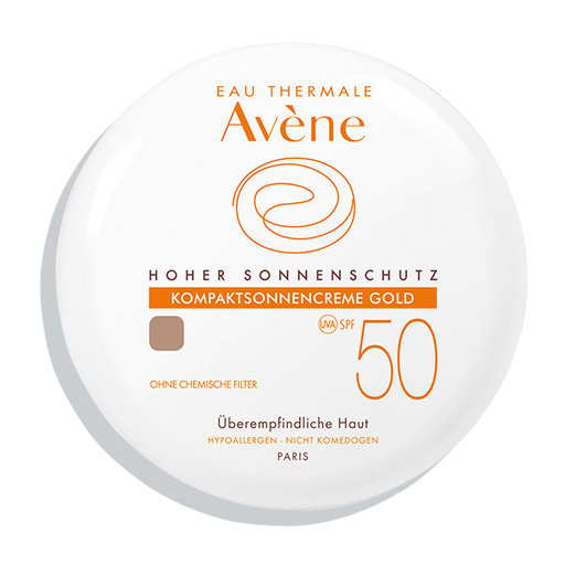 AVENE Kompaktsonnencreme SPF 50 gold 2010  10 g  Creme