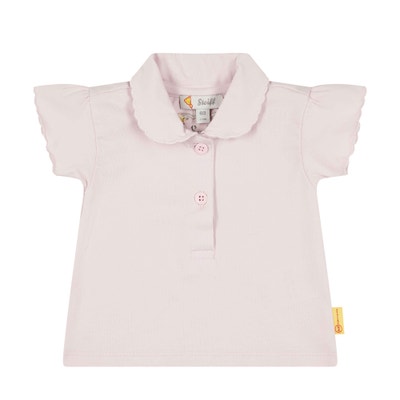 Poloshirt kurzarm, lila für Mädchen