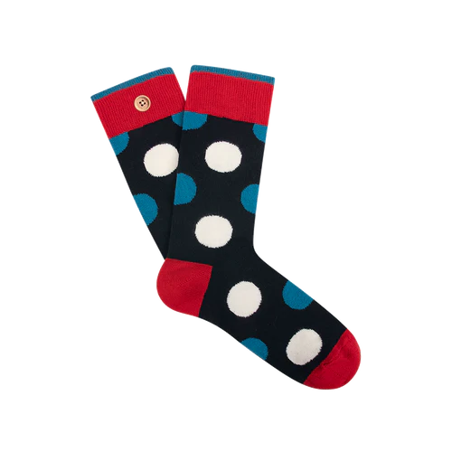 Claude & Rosalie Socks - Navy Blue