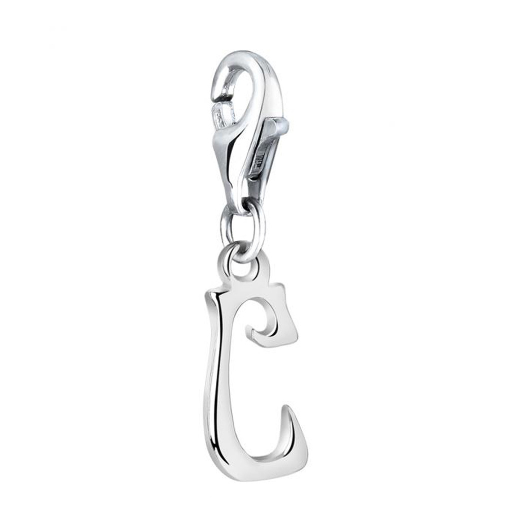 Nenalina Nenalina Amulette Pendentif Charm Lettre en argent sterling 925 pour tous les s p Pendentif