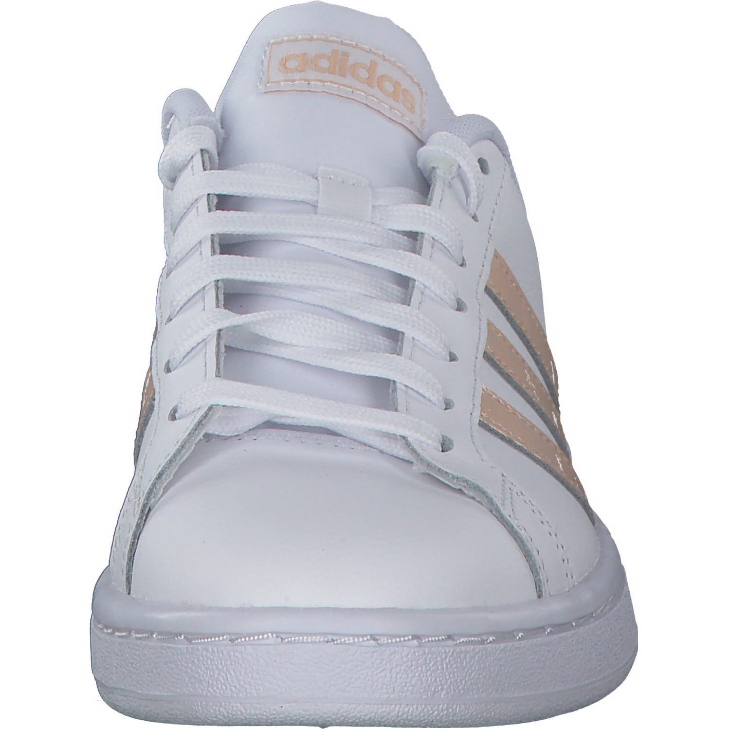 Adidas Core Grand Court, Sneakers Low, Damen, weiß lachs