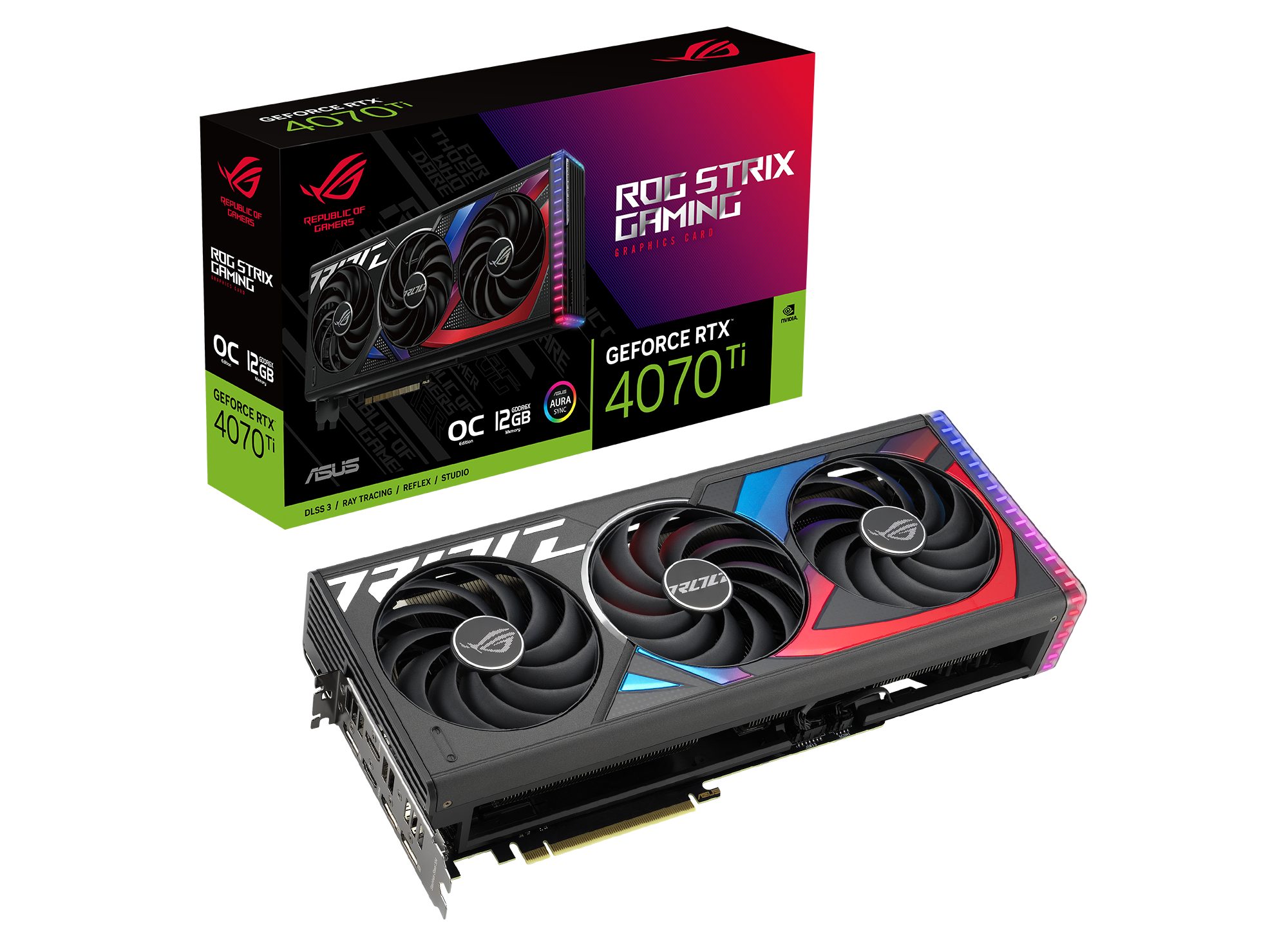 Asus ROG-STRIX-RTX4070TI-O12G-GAMING Grafikkarte (12 GB, GDDR6X)