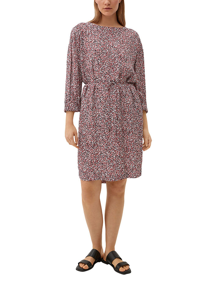 s.Oliver BLACK LABEL Kleid in Pink/ Schwarz günstig kaufen