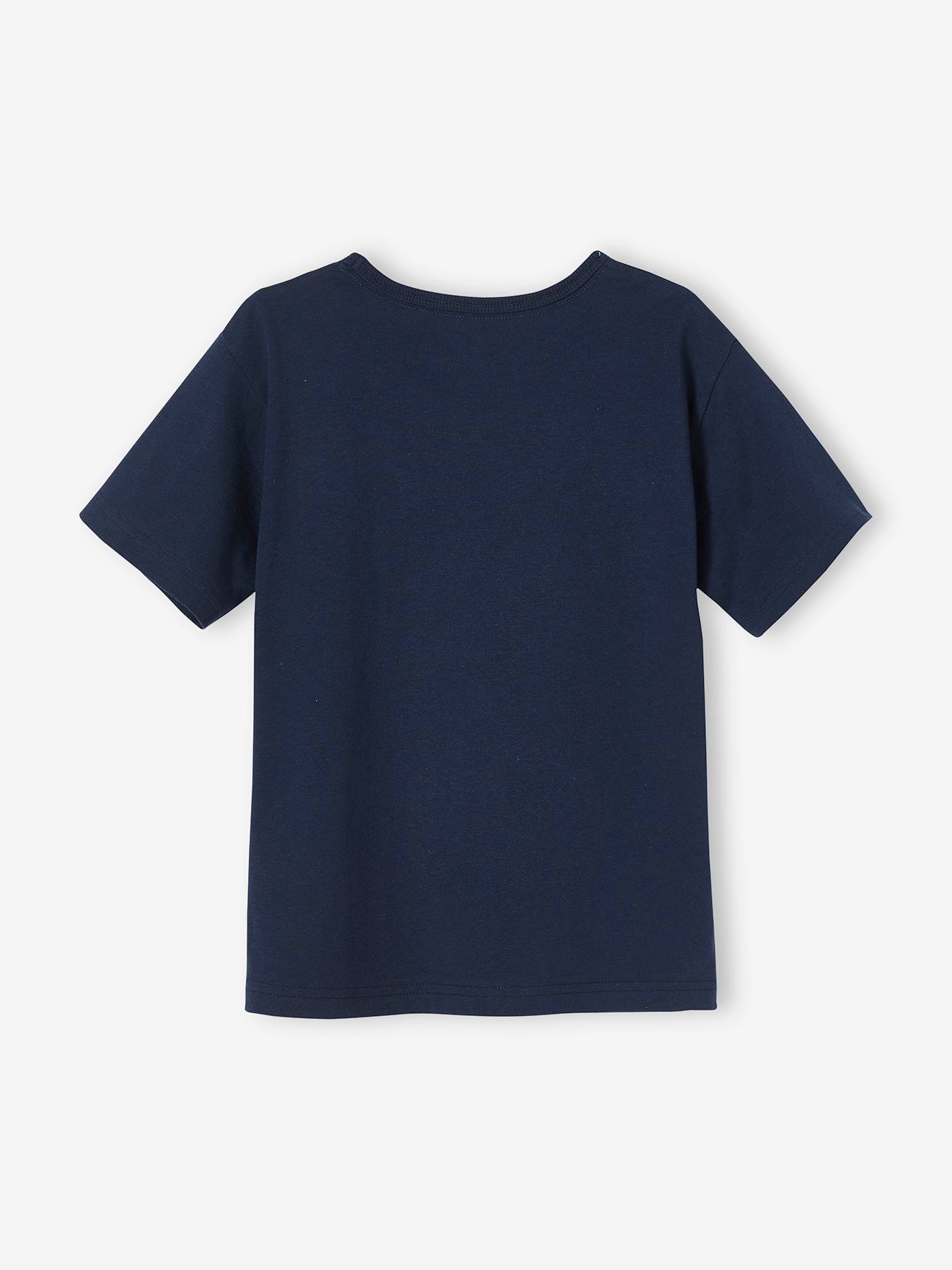 T-shirt motif graphique garçon dark bleu indigo