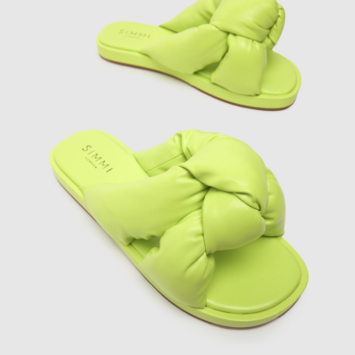 SIMMI – Vetta – Limefärgade sandaler