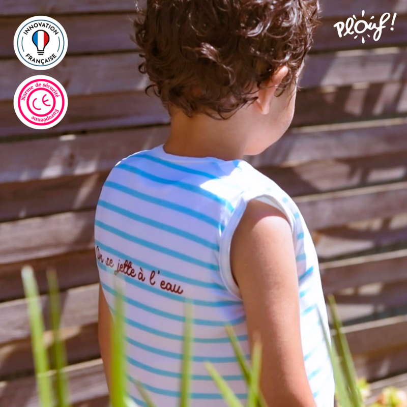 Maillot de bain flottant : Jules Blanc