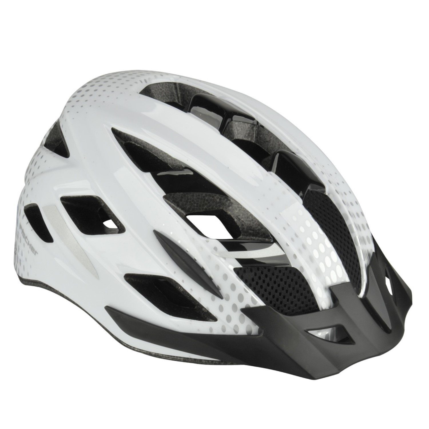 FISCHER Fahrrad Fahrradhelm Fahrradhelm Urban Lano L / XL einstellbar, Rad-Helm Fahrrad, Kopfumfang 58cm bis 61cm, Hochfeste EPS-Innenschale