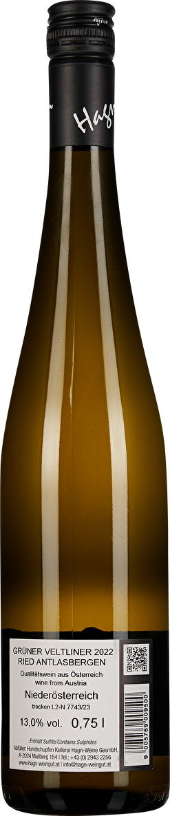 Hagn Grüner Veltliner Antlasbergen 2022