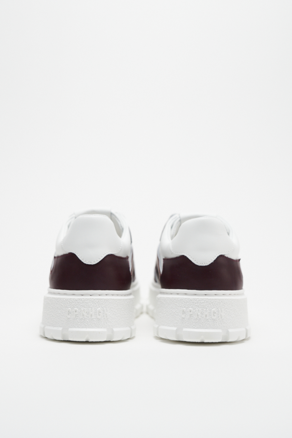 CPH332 leather mix bordeaux/white