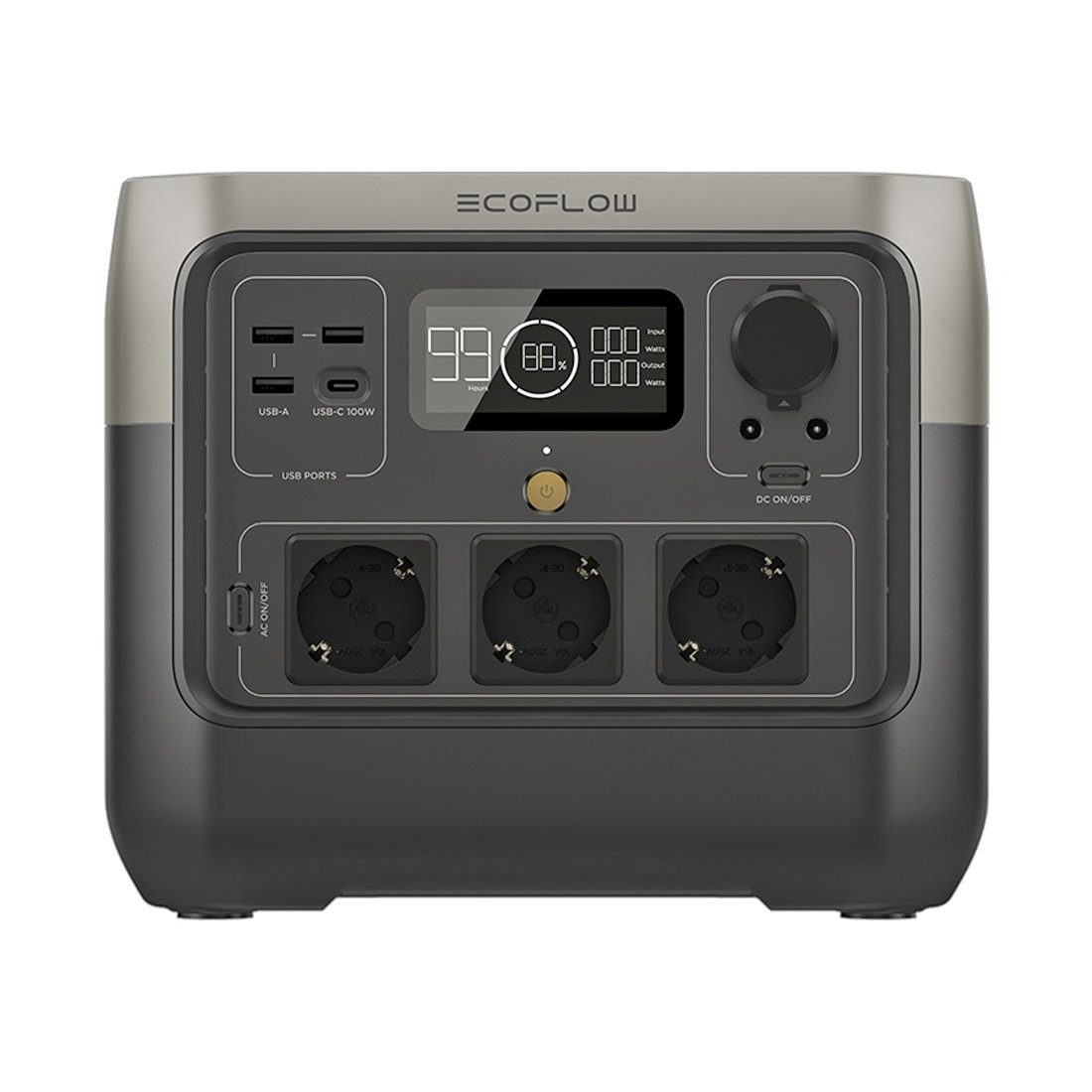 Ecoflow Ecoflow River 2 Pro Powerstation mit 110W Solarpanel Smart-Home-Station