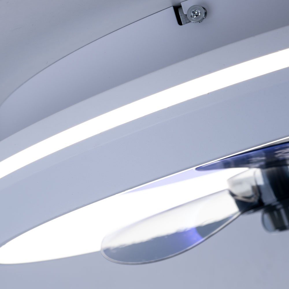 etc-shop Deckenventilator, Deckenventilator mit Licht Lampen mit Ventilator