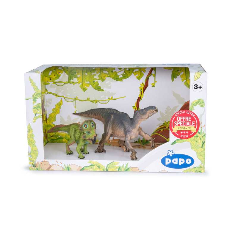 Coffret de 2 dinosaures Papo