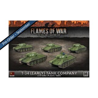 T-34 (Early) Tank Company (Plastic)