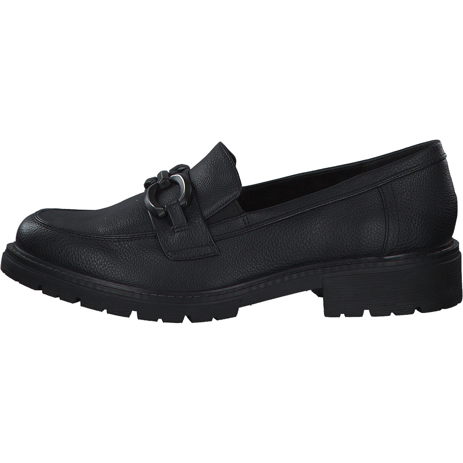 Jana Shoes 24763, Mokassins, Damen, Schwarz