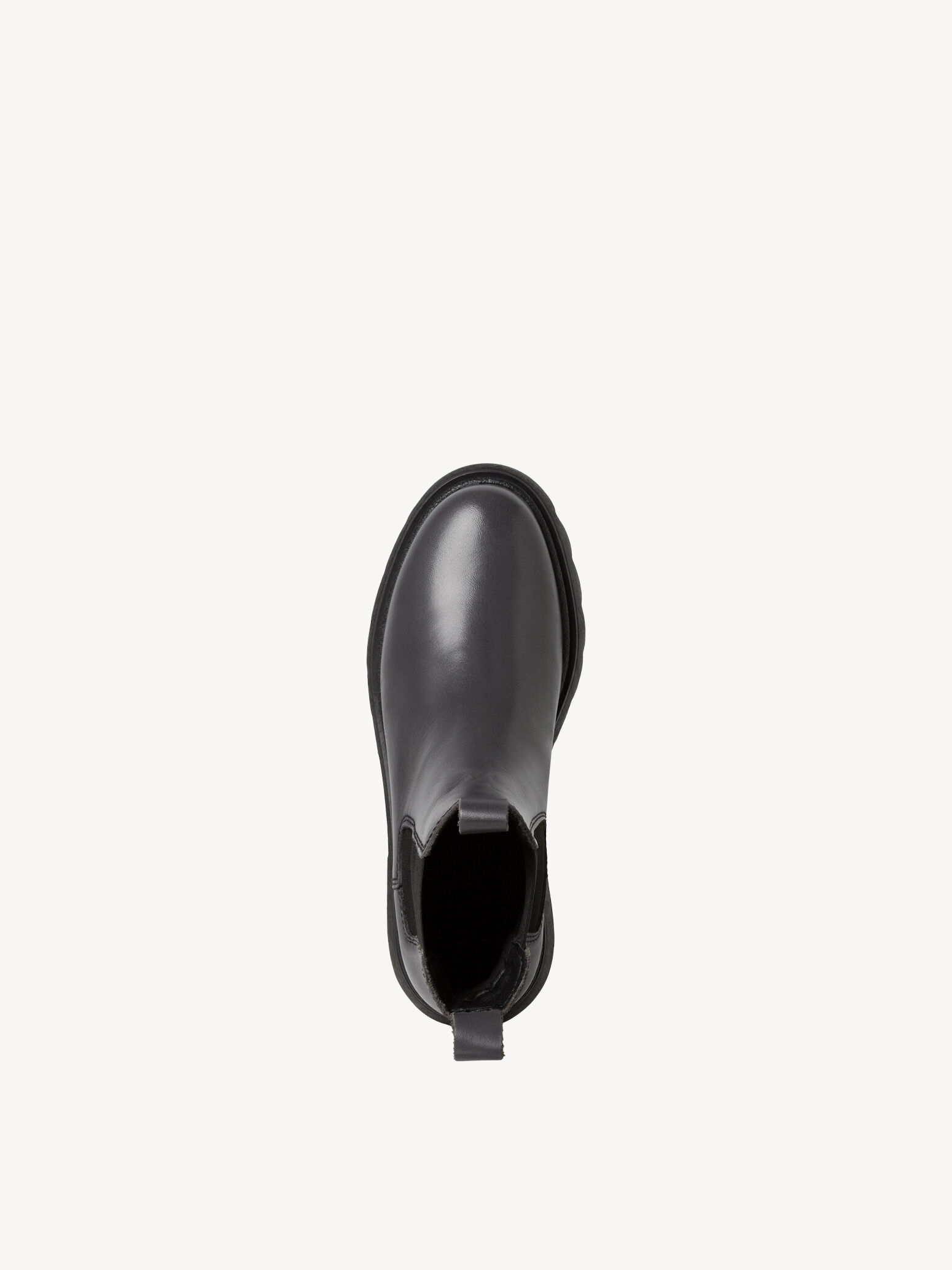 Bottine Chelsea en cuir - gris