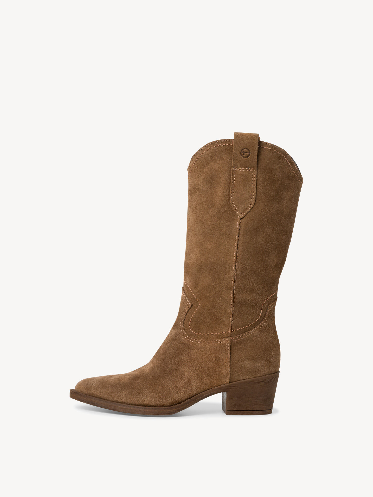 Bottes de cow-boy en cuir - marron