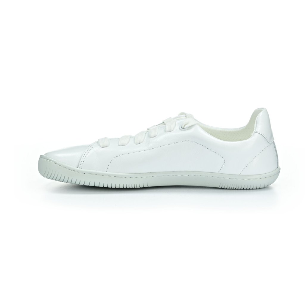 Aylla Shoes KECK weiß L auf weißer Sohle Barfuß-Halbschuhe