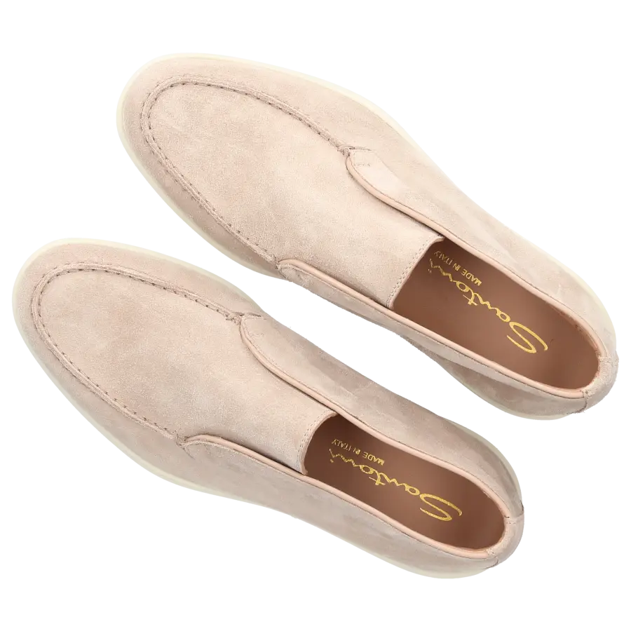 Santoni - Stiefeletten DESERT BOOT Veloursleder - beige