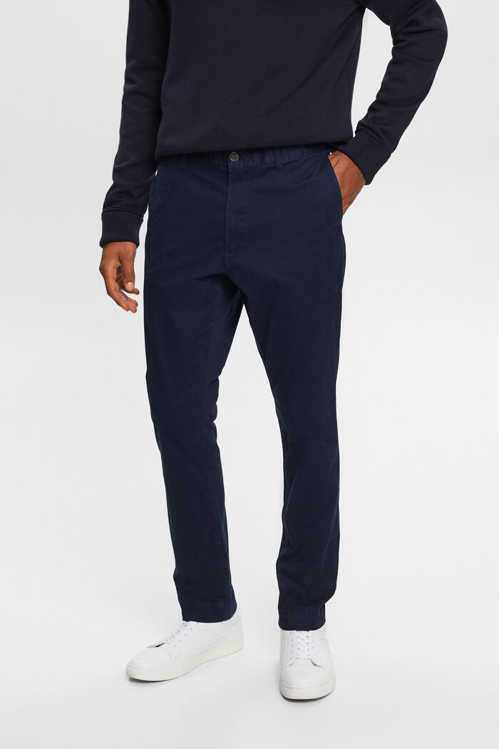 Chinohose mit schmalem Bein