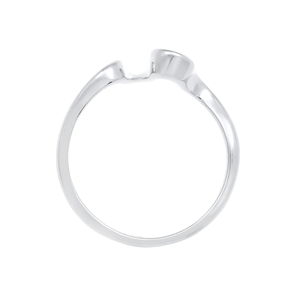 Elli Elli Bague Femmes tendance look vagues en argent sterling 925 Bague