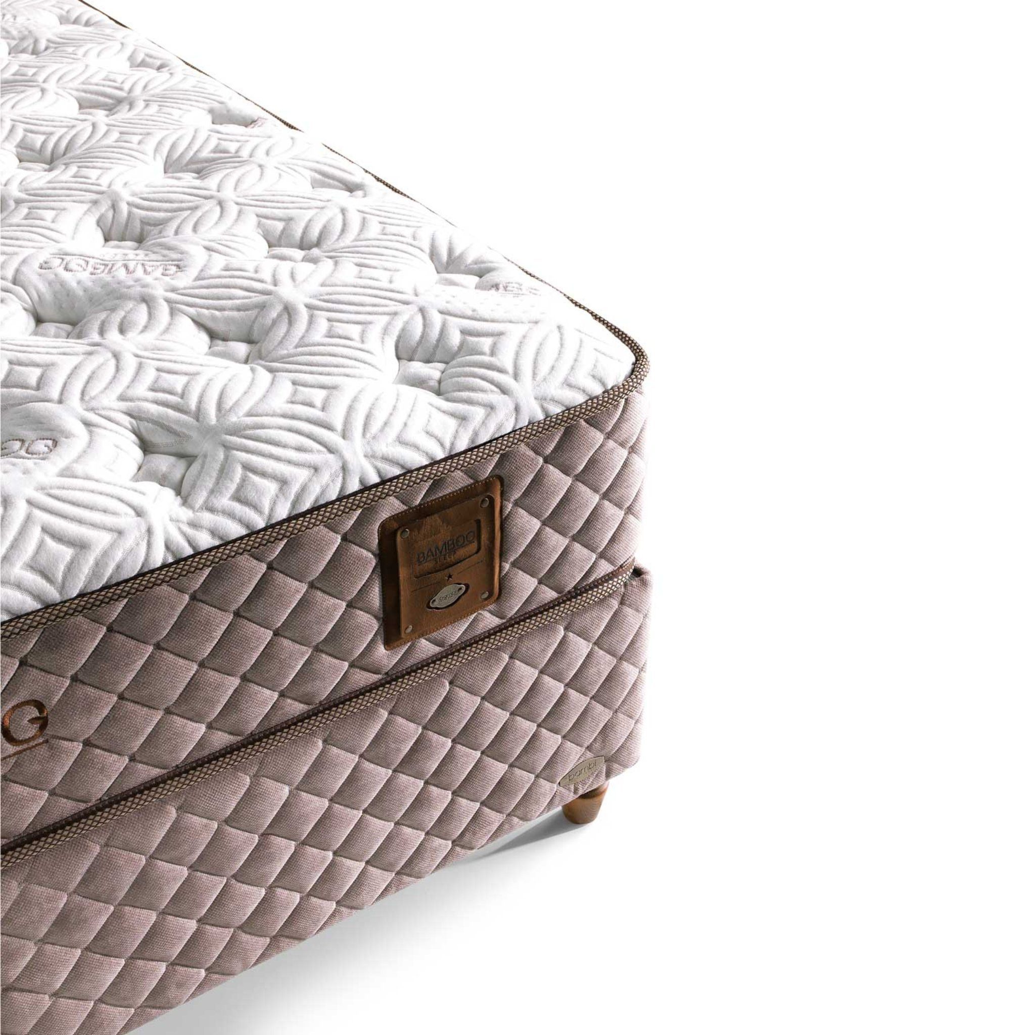 Boxspringmatratze 7 Schichten Höhe 30 cm Matratze 180x200 mit Kissen Bamboo, Moln