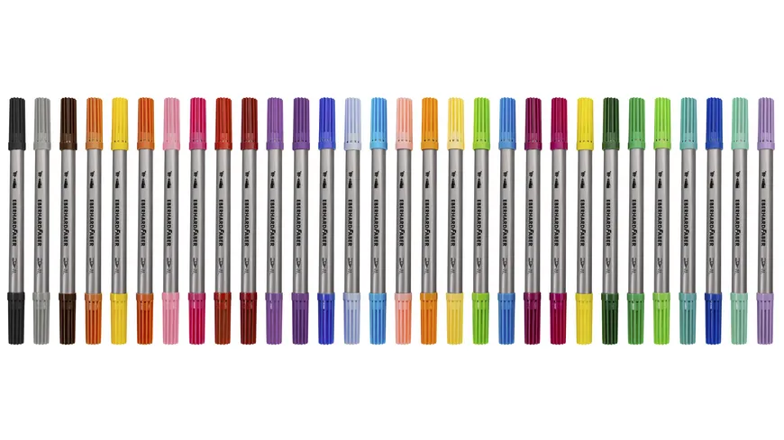 EBERHARD FABER Doppelfasermaler 30er Etui mehrfarbignpastell | neon