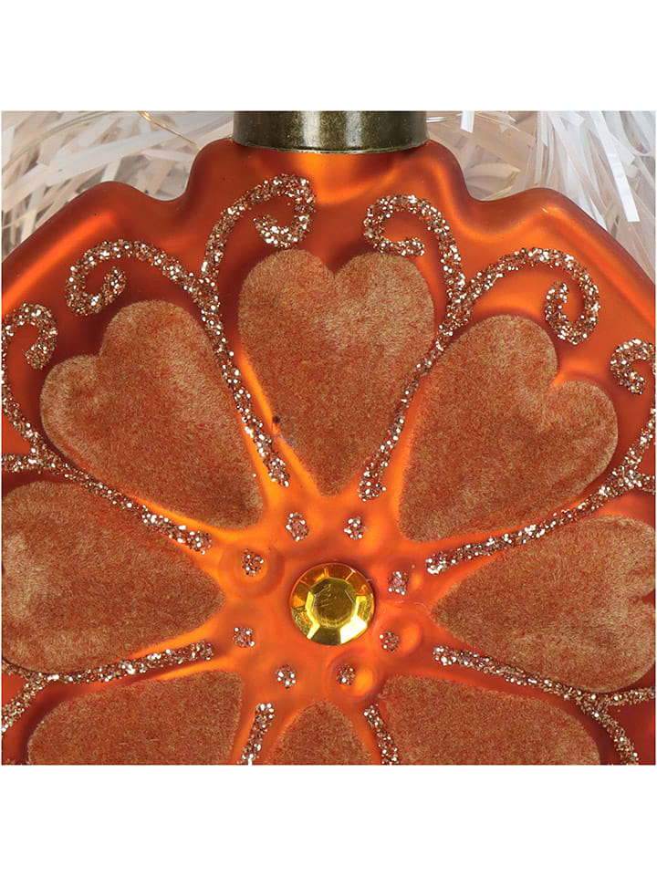 Kersten 2er-Set: Christbaumkugeln in Orange - (B)10 x (H)10 x (T)5 cm günstig kaufen onesize