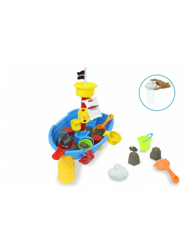 Jamara Sand- und Wasserspieltisch Pirat Jack 21 Teile in Mehrfarbig ab 2 Jahre günstig kaufen onesize