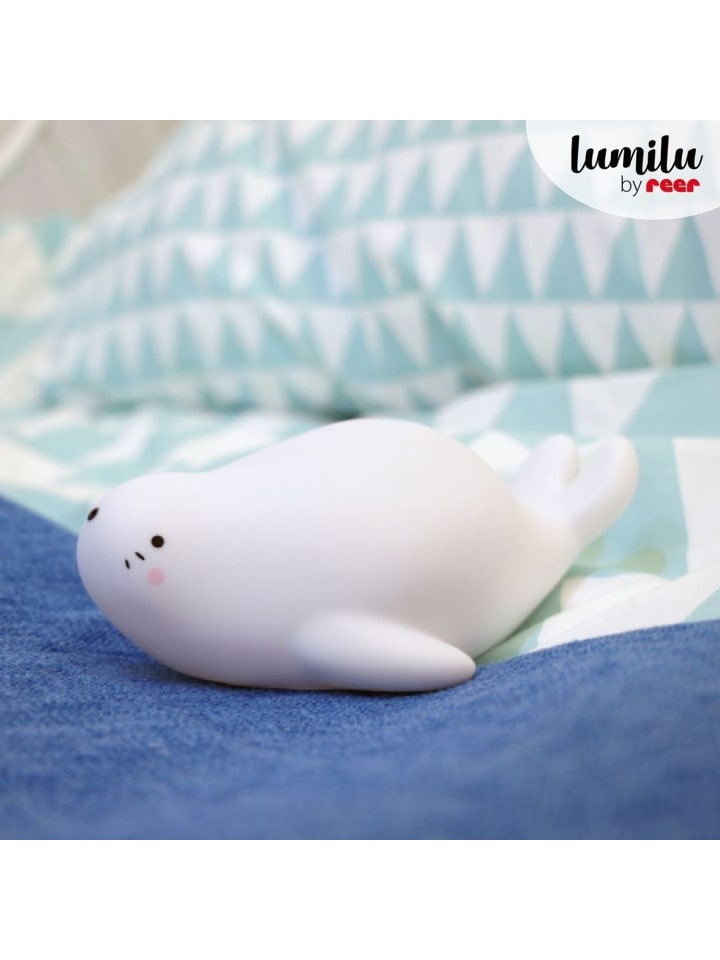 Reer lumilu Lazy Friends Seehund in Weiß ab 0 Monate günstig kaufen onesize