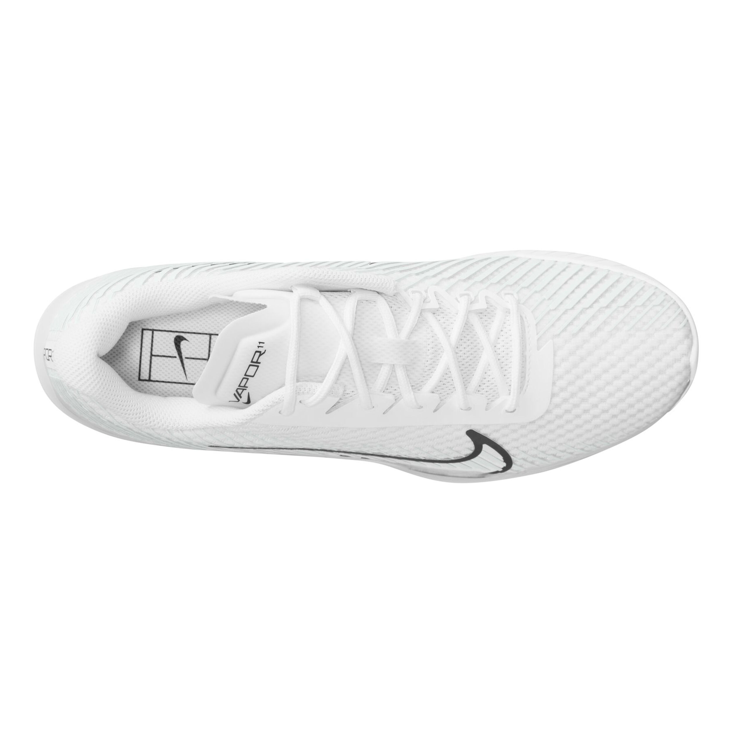 Air Zoom Vapor 11 Allcourtschuh Herren - Weiß, Schwarz