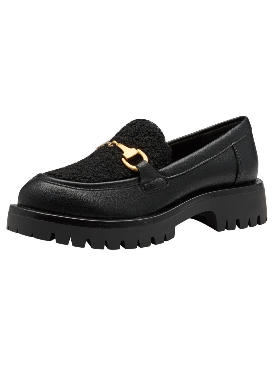 TAMARIS Sportliche Slipper schwarz