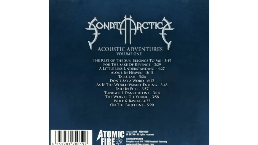 Acoustic Adventures-Volume One Digipak