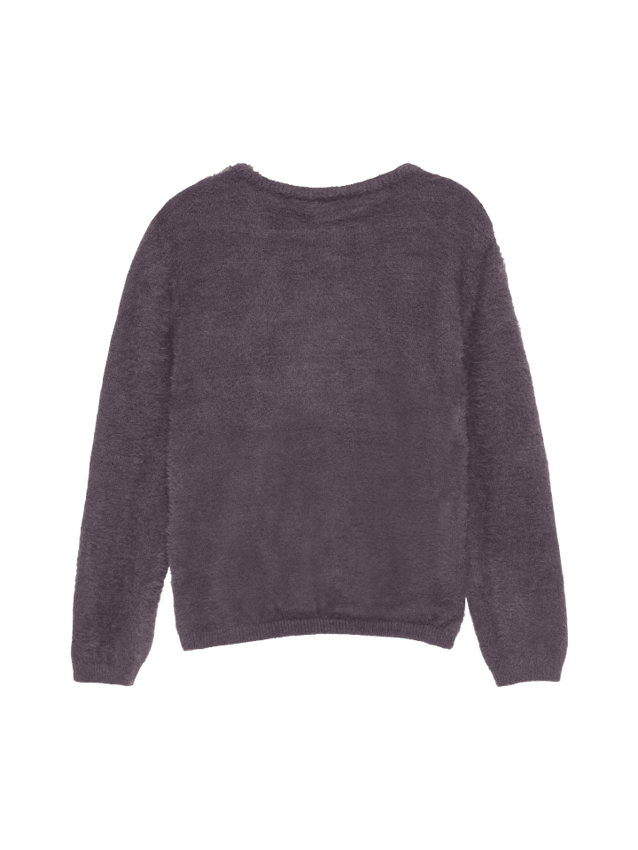 s.Oliver Strickjacke langarm in Lila günstig kaufen