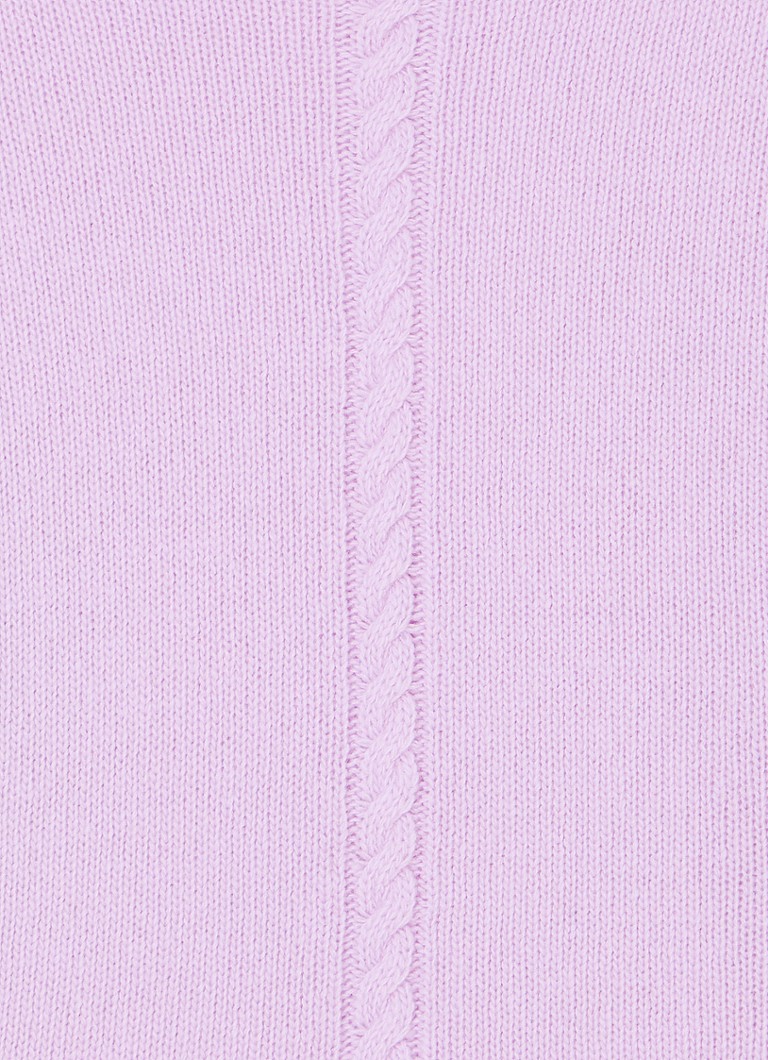 Pulover Benetton din tricot mixt fin